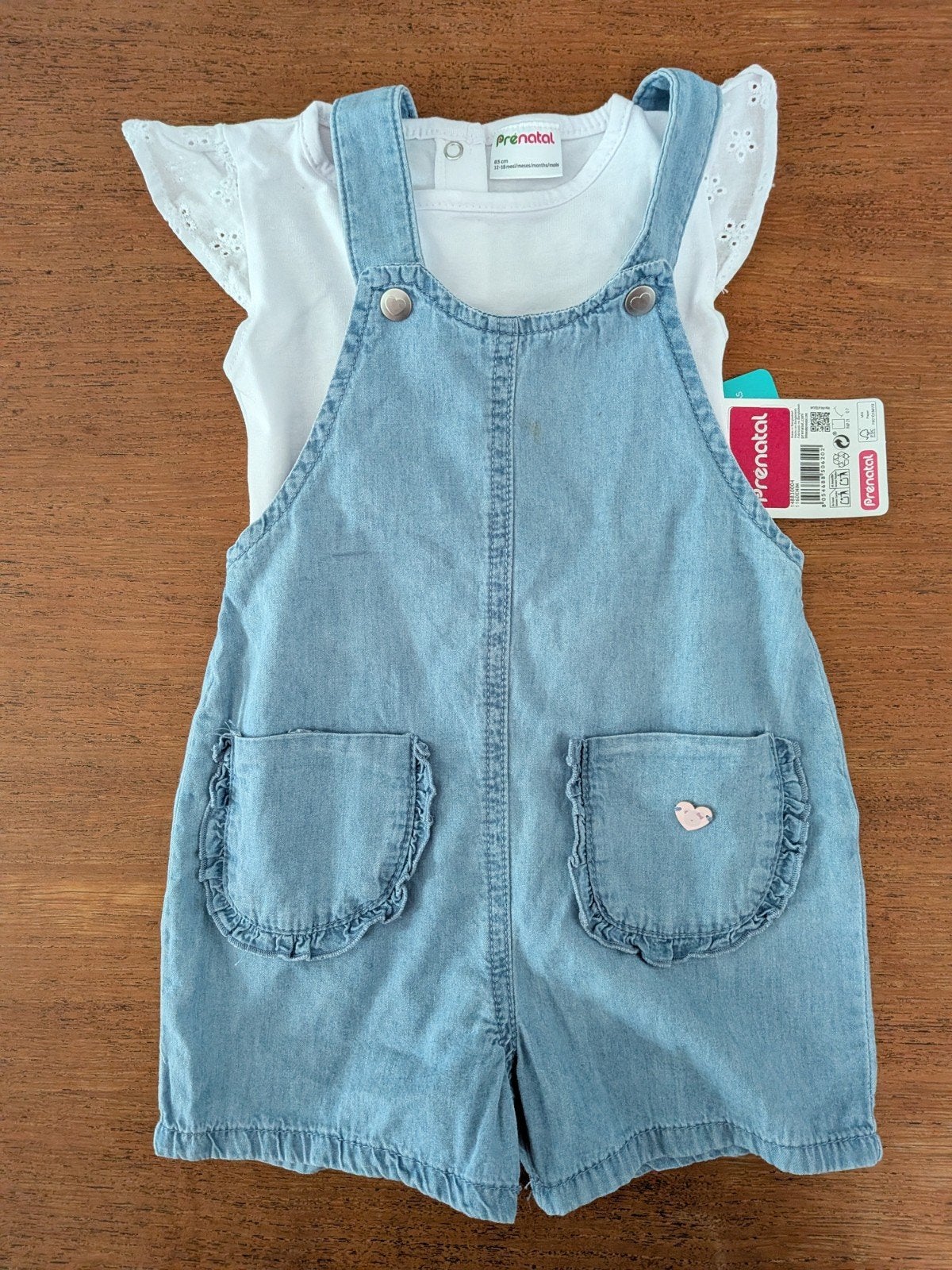 Ensemble 2 pièces été bébé fille 18 mois neuf avec étiquette, Kinderen en Baby's, Babykleding | Maat 50, Ophalen of Verzenden