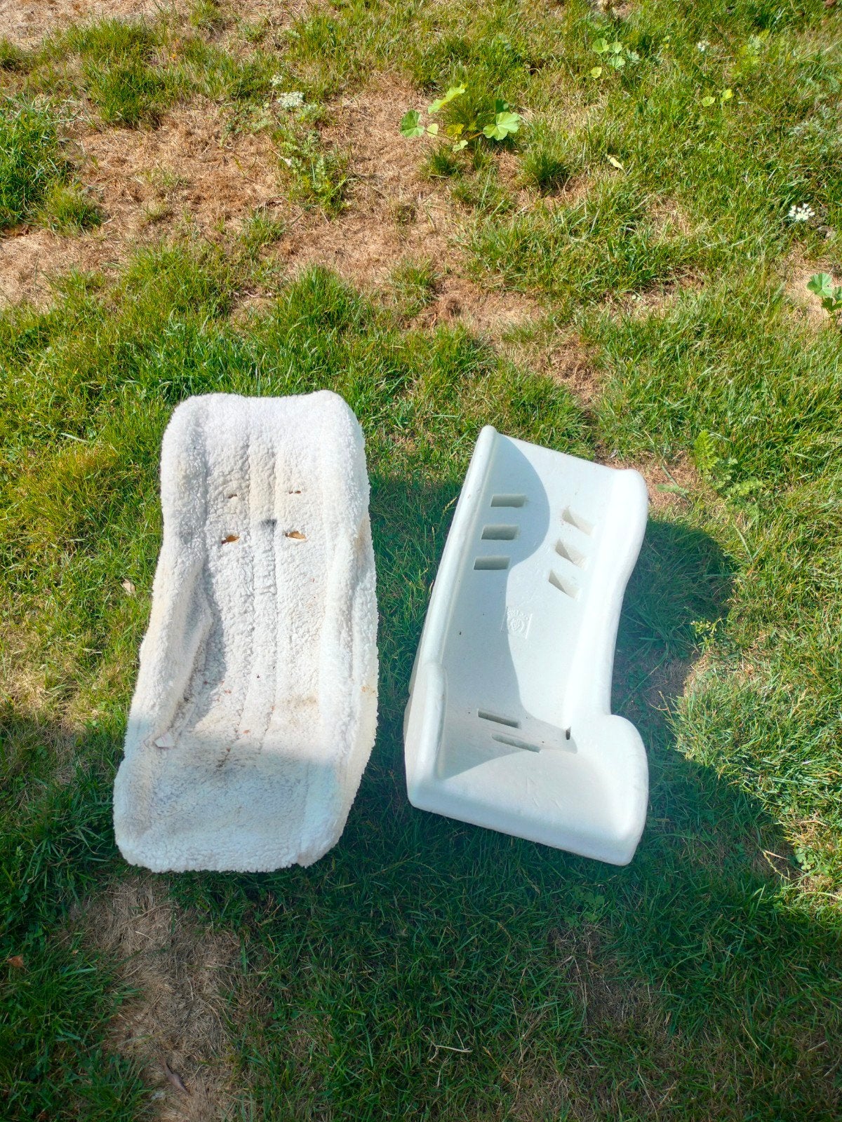 2 schelpen voor in fietskar of bakfiets, Ophalen