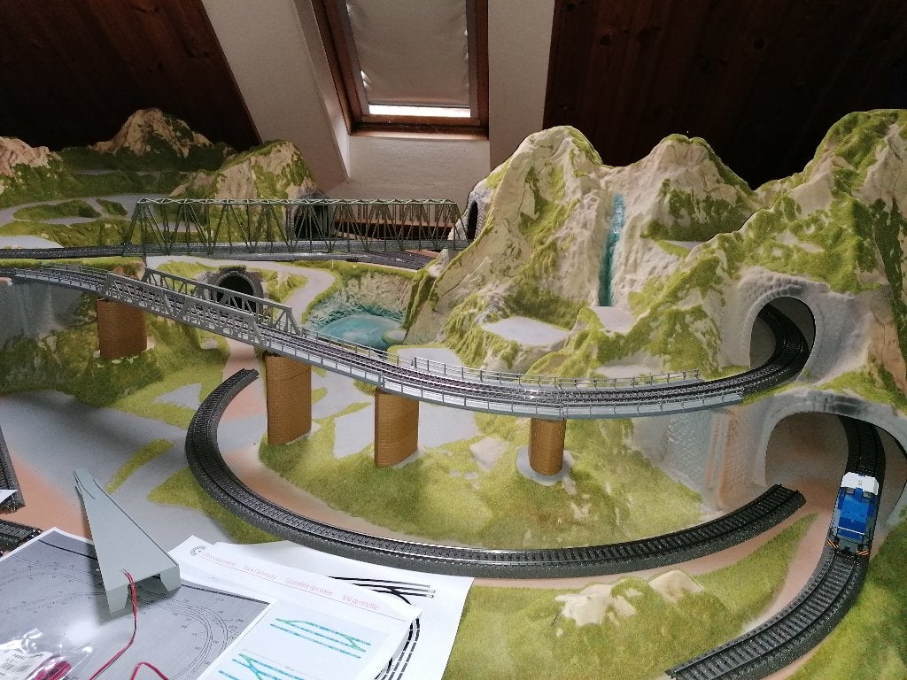 SILVRETTA  NOCH circuit de train comme neuf, Autres marques, Analogique, Enlèvement ou Envoi, Comme neuf