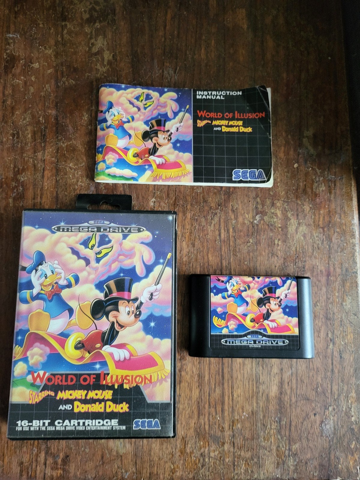 world of illusion Mickey mouse and donald duck, Games en Spelcomputers, Games | Sega, Ophalen of Verzenden