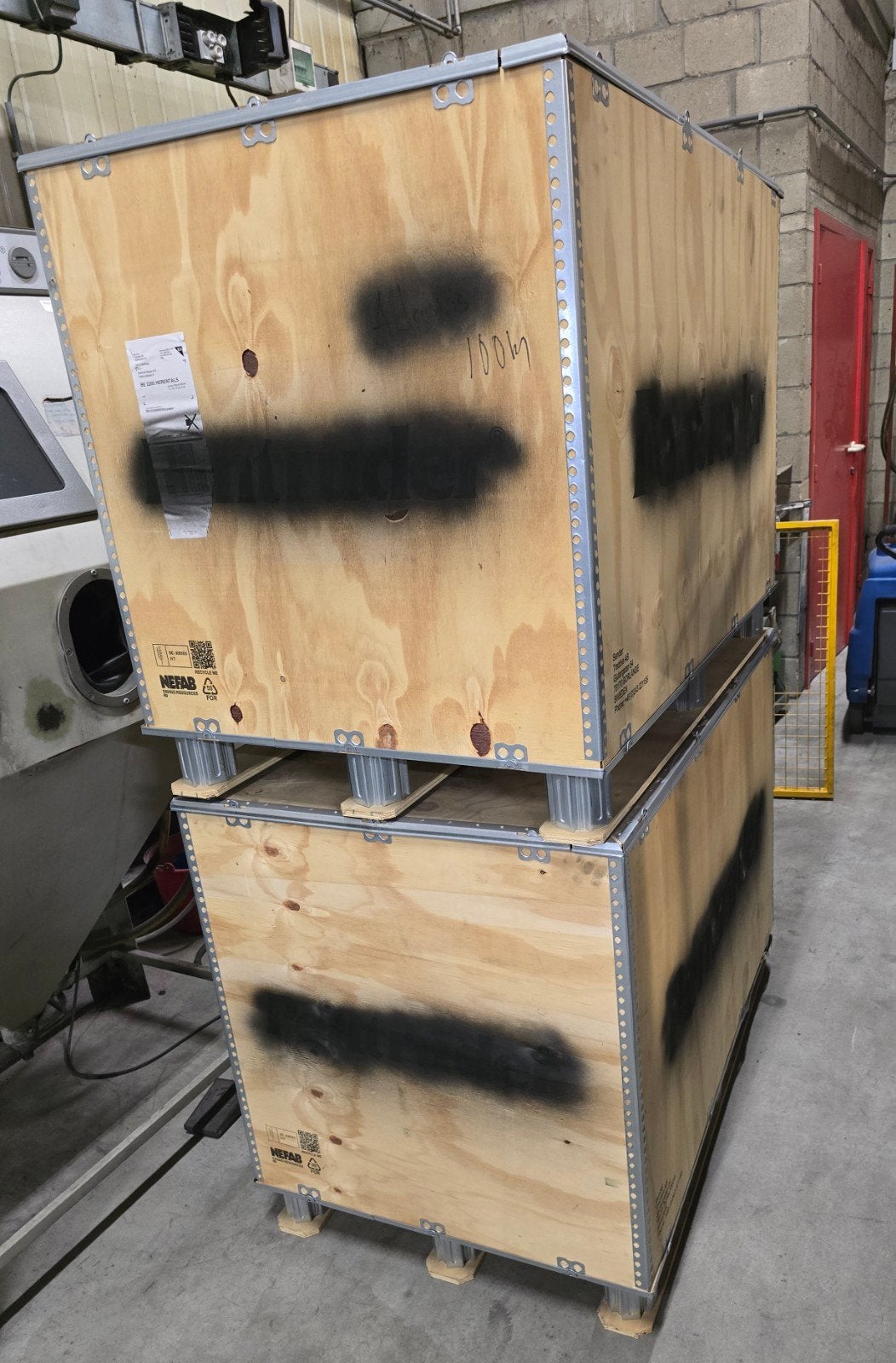 palletbak, Enlèvement, 100 cm ou plus, 60 cm ou plus, 50 cm ou plus
