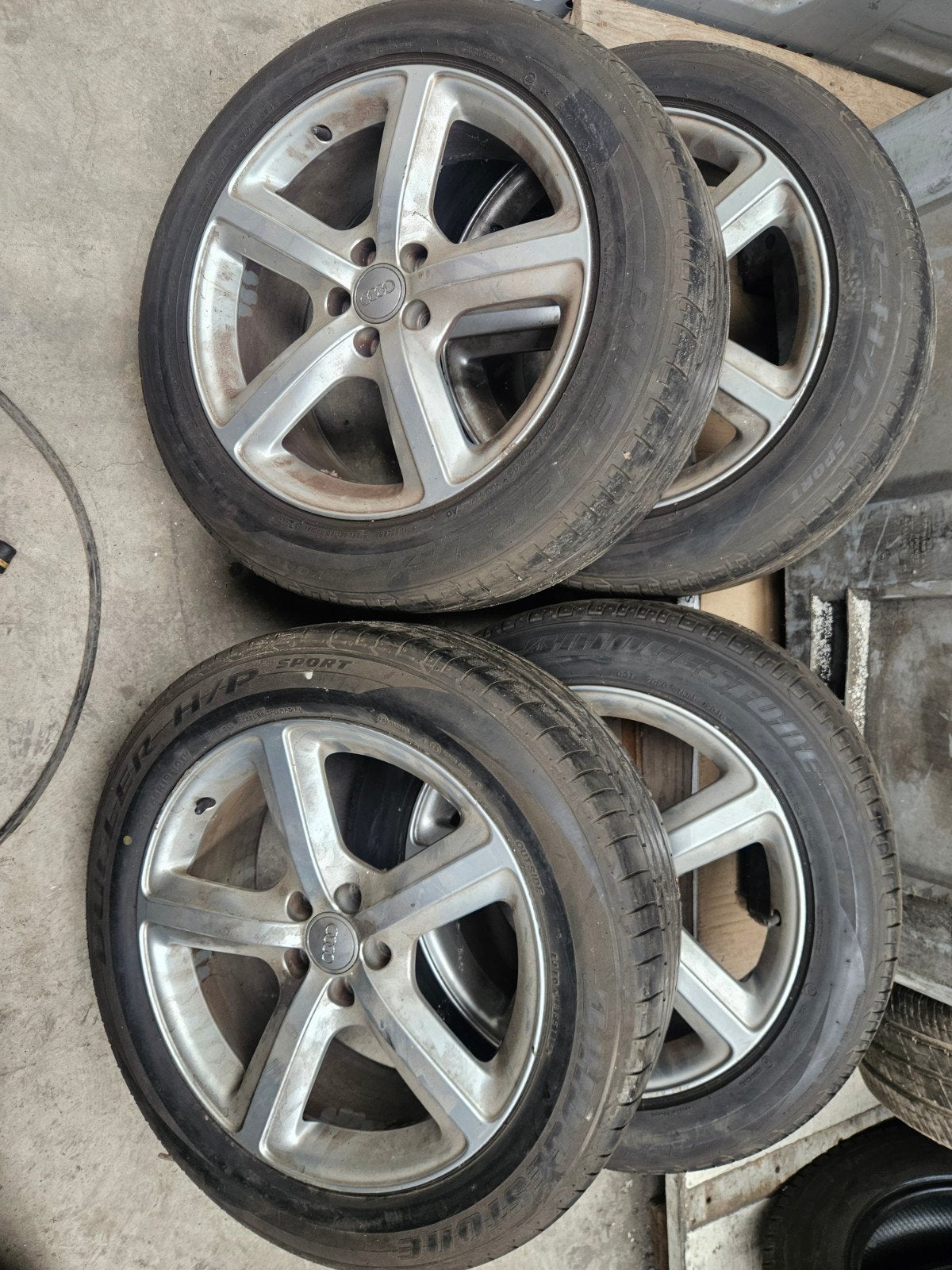 Velgen 19 inch audi, Auto-onderdelen, Banden en Velgen, Band(en), 19 inch, Ophalen