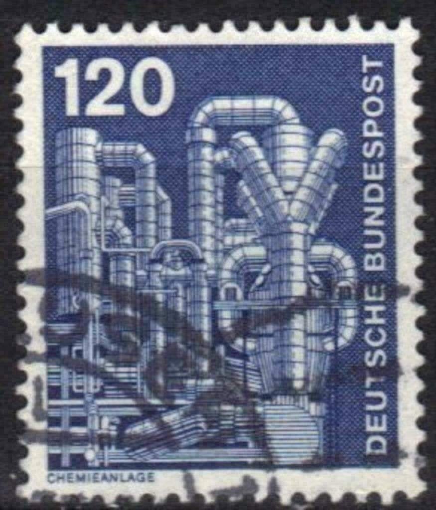 Duitsland Bundespost 1975-1976 - Yvert 704 - Industrie (ST), Postzegels en Munten, Postzegels | Europa | Duitsland, Verzenden