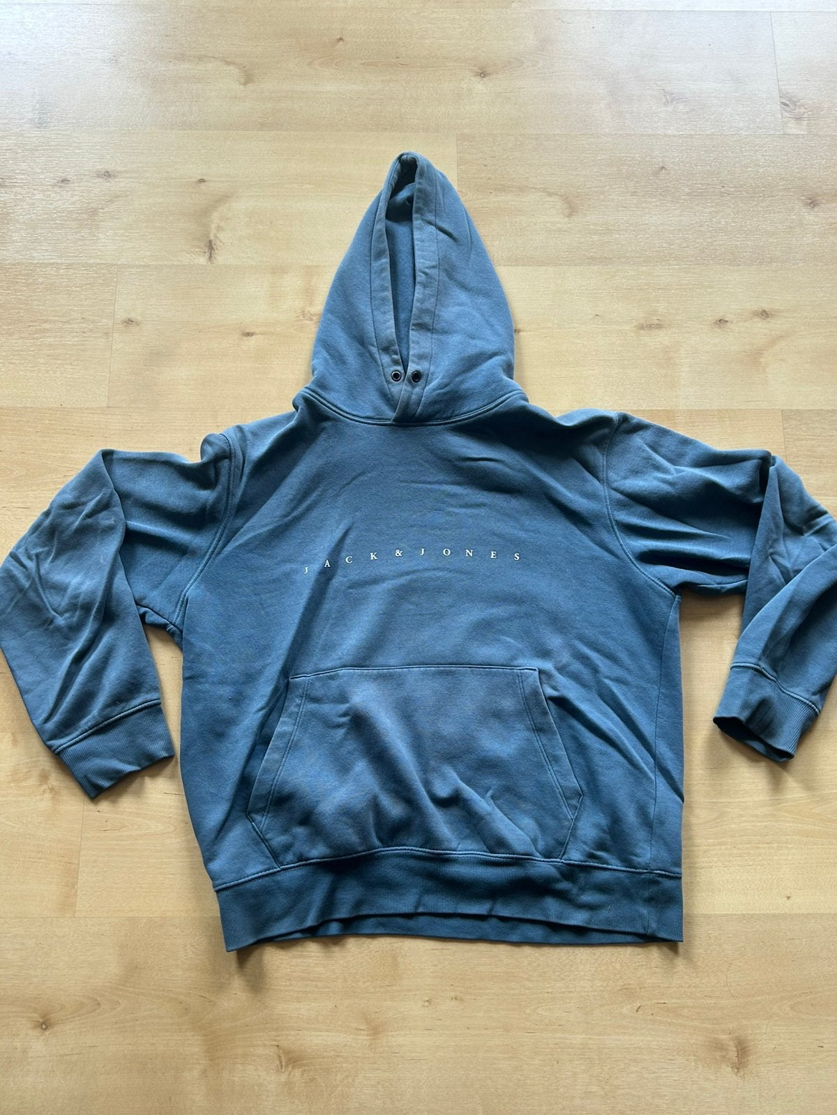 Jack & Jones Hoodie, Kleding | Heren, Truien en Vesten, Ophalen, Zo goed als nieuw, Maat 48/50 (M), Blauw