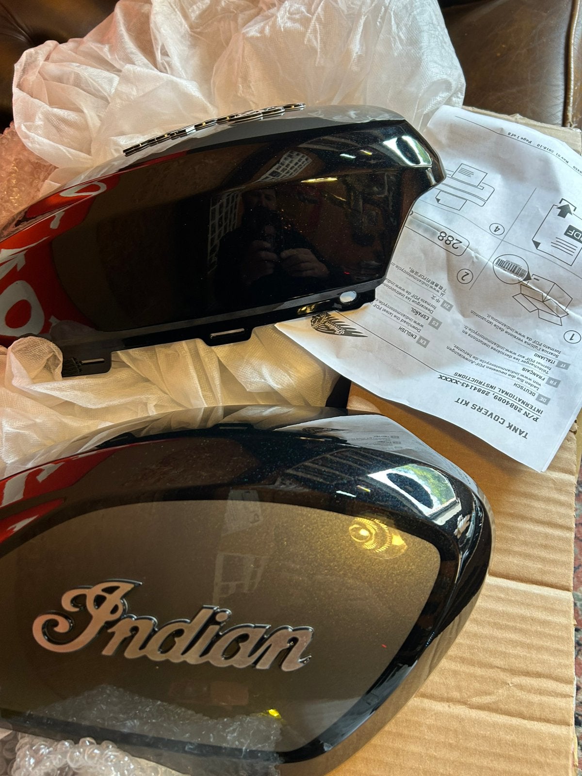 couvre-réservoirs FTR indiens, Motos, Enlèvement ou Envoi