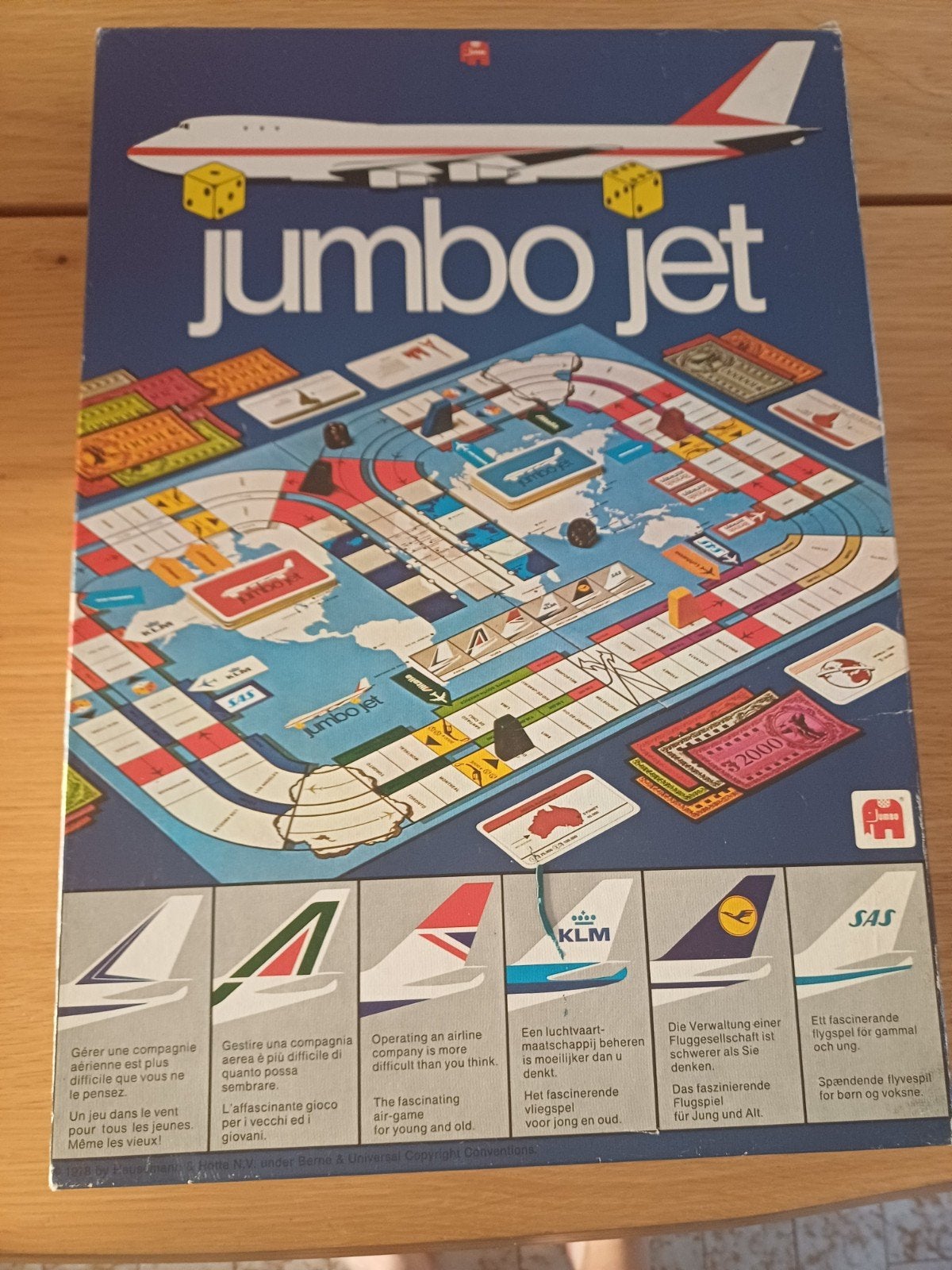 jumbo jet, Hobby en Vrije tijd, Een of twee spelers, Ophalen of Verzenden, Zo goed als nieuw, JUMBO