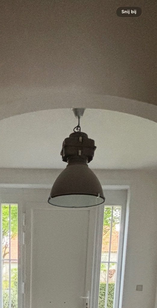 Hanglamp, Ophalen, E27 (groot), Zo goed als nieuw, Glas
