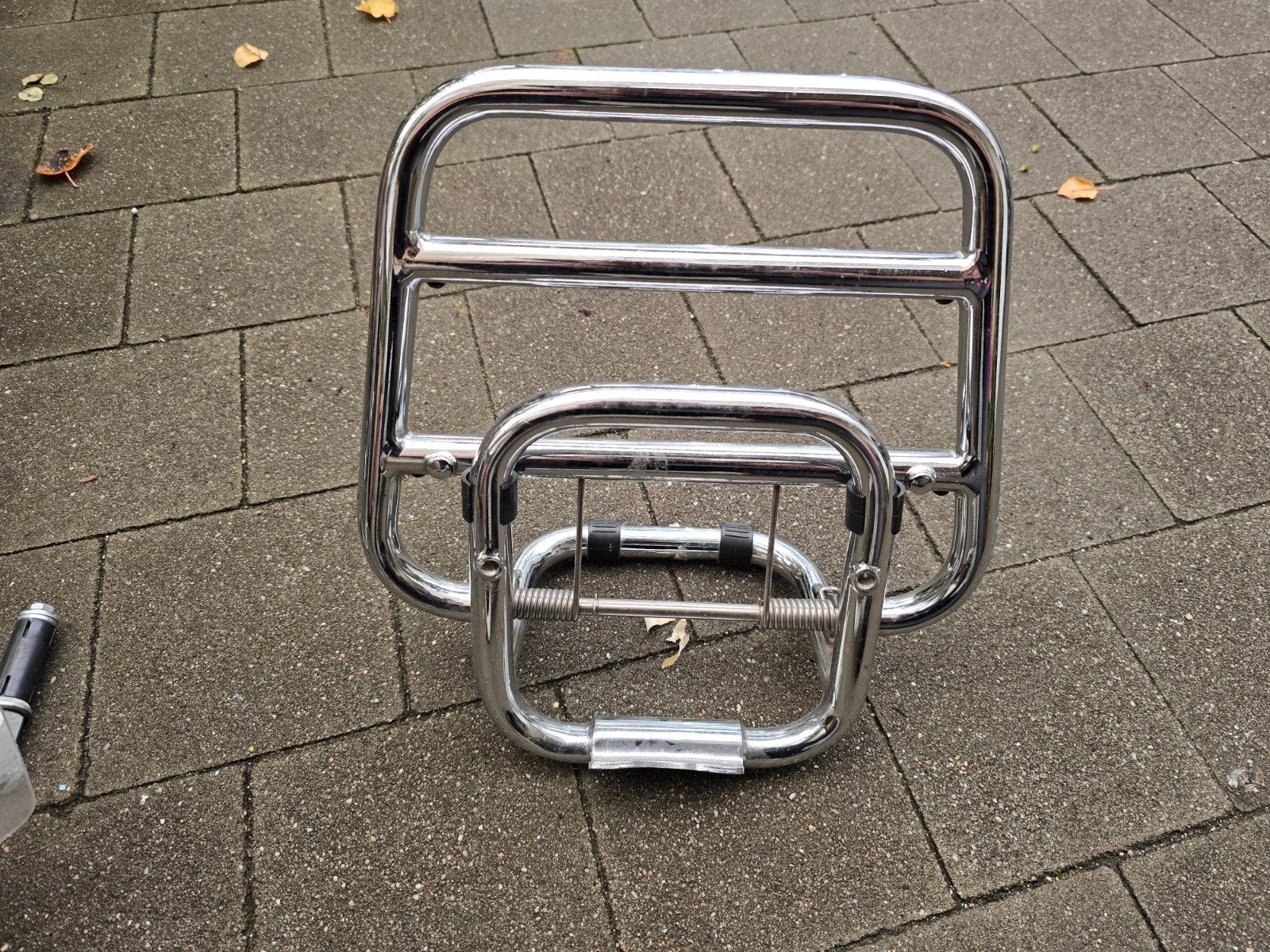 vespa lx 50 achterdrager opklapbaar, Ophalen