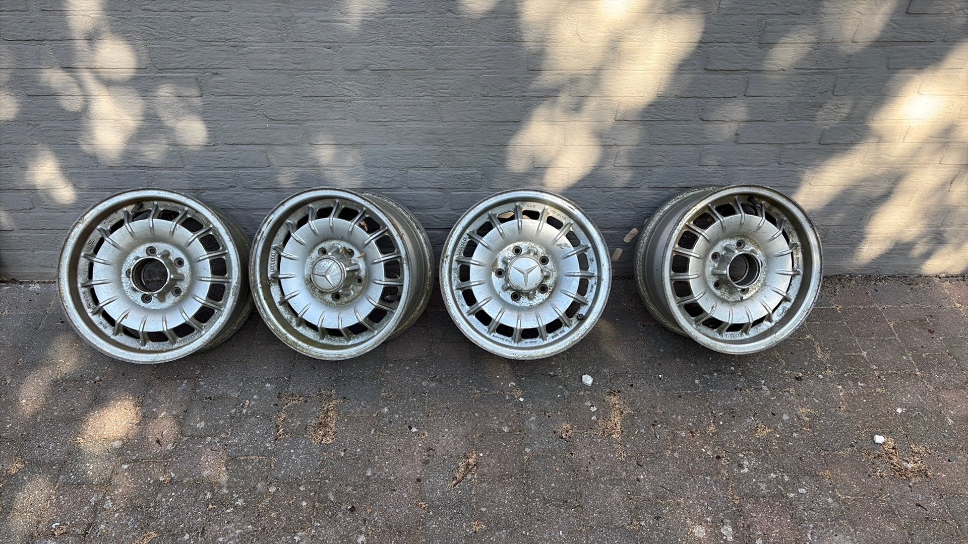 Mercedes velgen, Auto-onderdelen, Banden en Velgen, Ophalen, 14 inch, Gebruikt, Velg(en)
