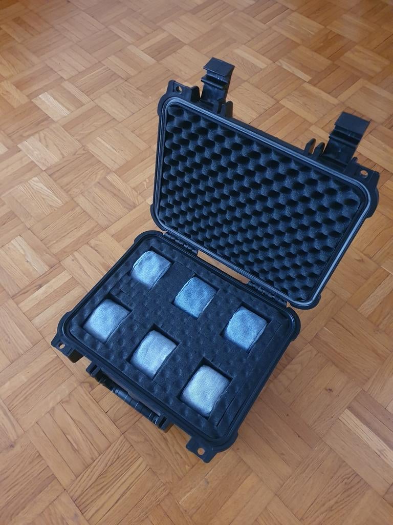 Pelicase box for 6 watches, coffret 6 montres, Enlèvement, Breitling