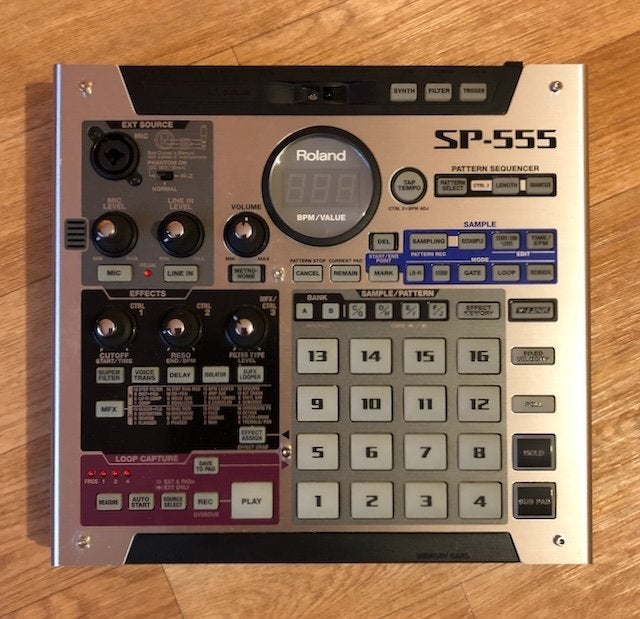 Roland SP-555, Ophalen, Zo goed als nieuw, Roland