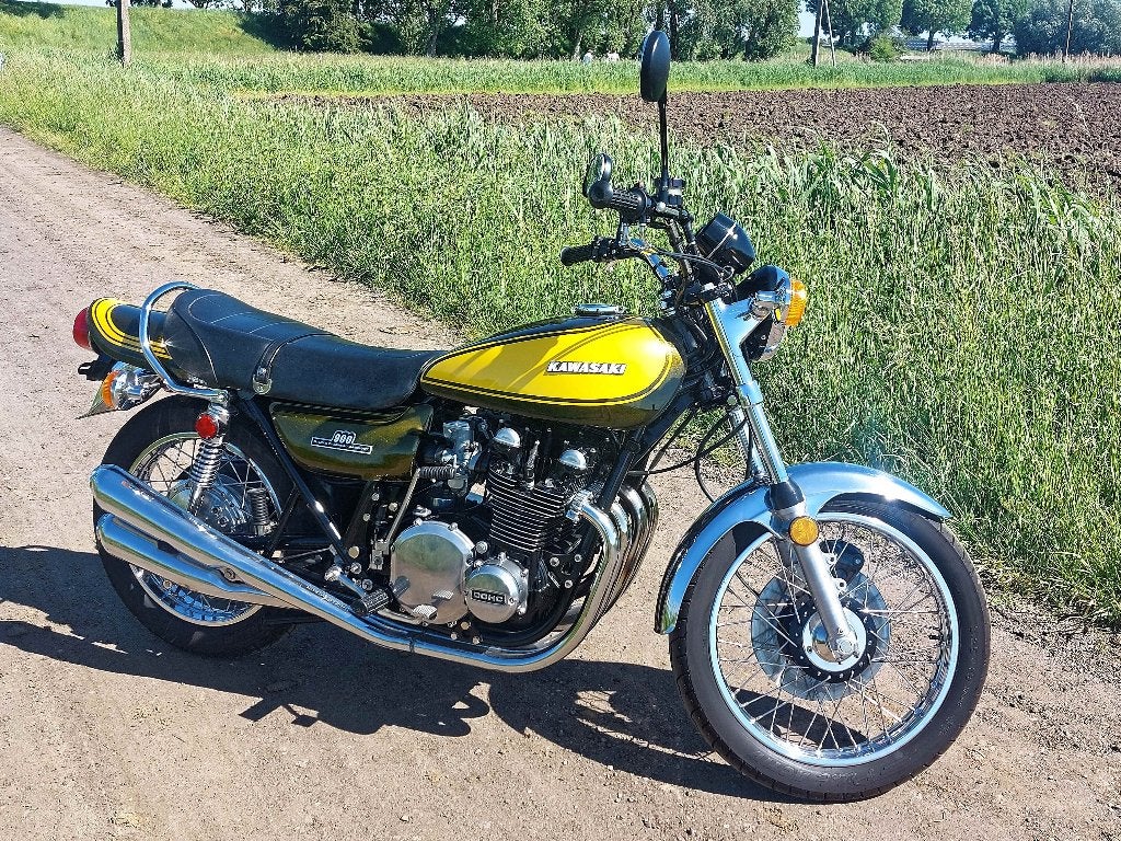 1973 Kawasaki Z1 900 – Matching Numbers, Motoren, 4 cilinders, 900 cc, Particulier, Meer dan 35 kW