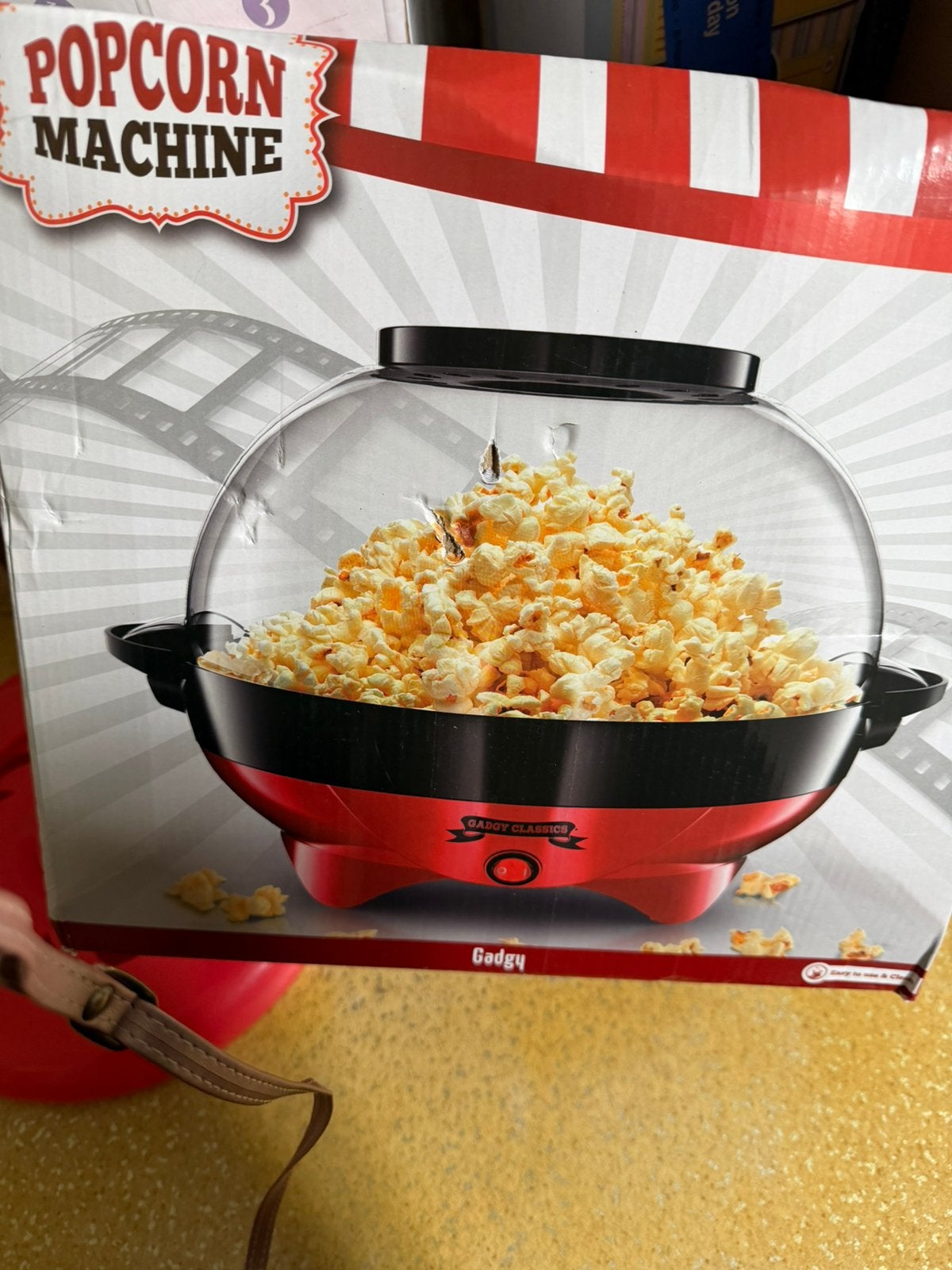 Machine popcorn, Enlèvement, Neuf