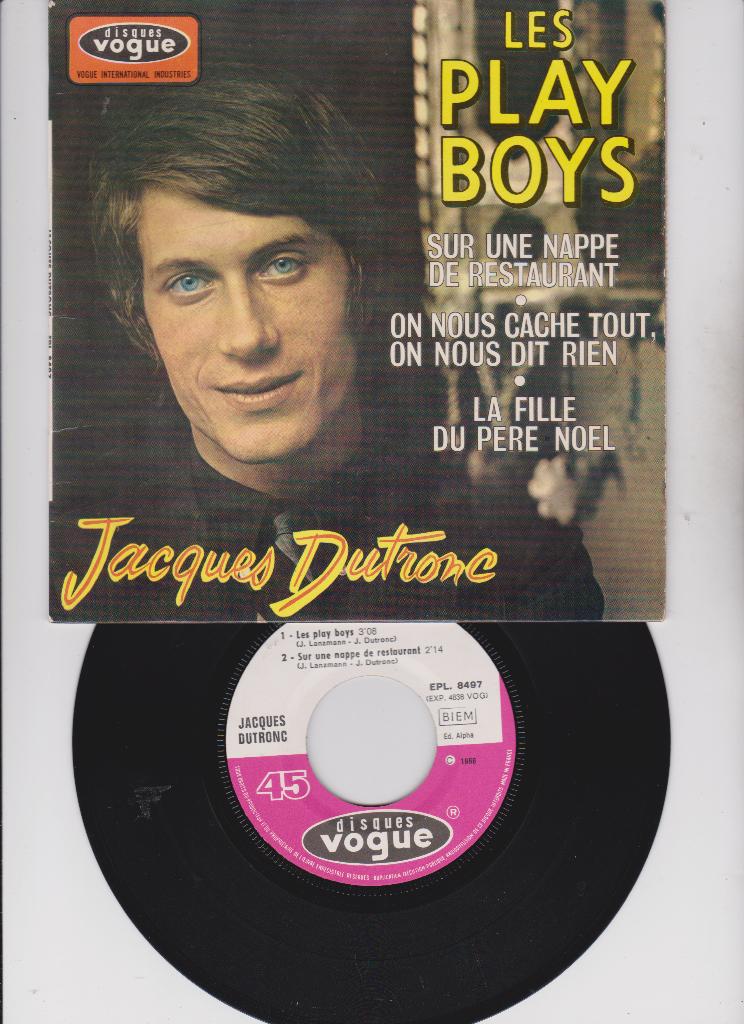 Beat, Garage Rock, Yé-Yé  EP - Jacques Dutronc   1966, Enlèvement ou Envoi, Utilisé, Pop, EP