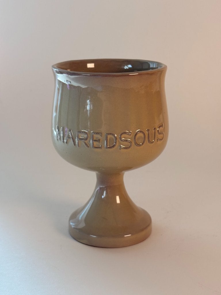 Calice à bière Maredsous en grès, Collections, Envoi, Comme neuf, Autres marques