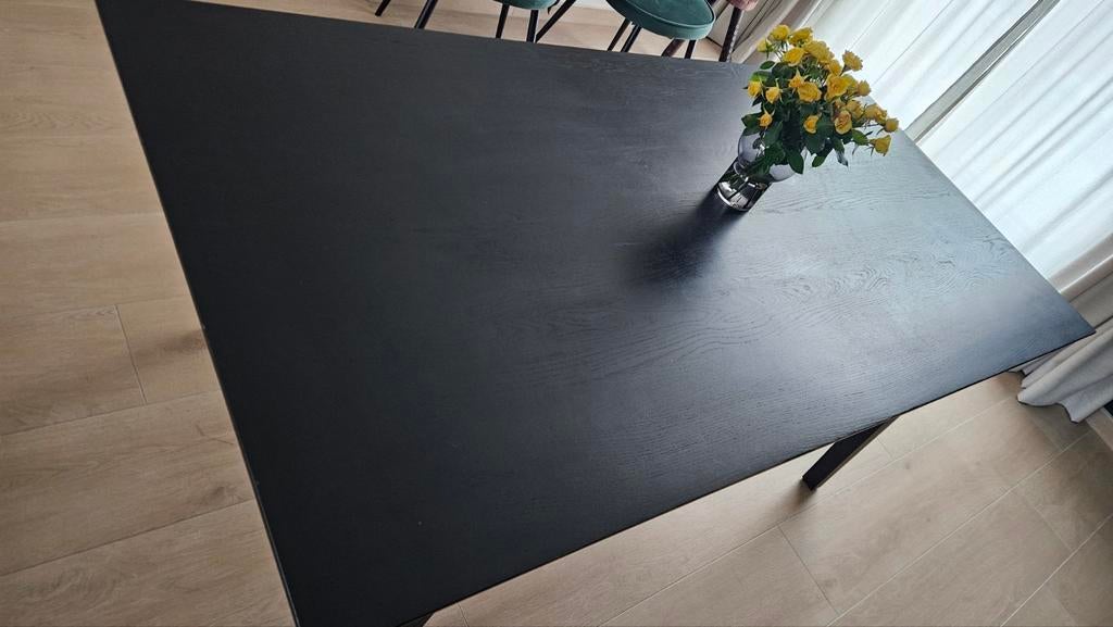 Eettafel zwart weba 180x90, Ophalen