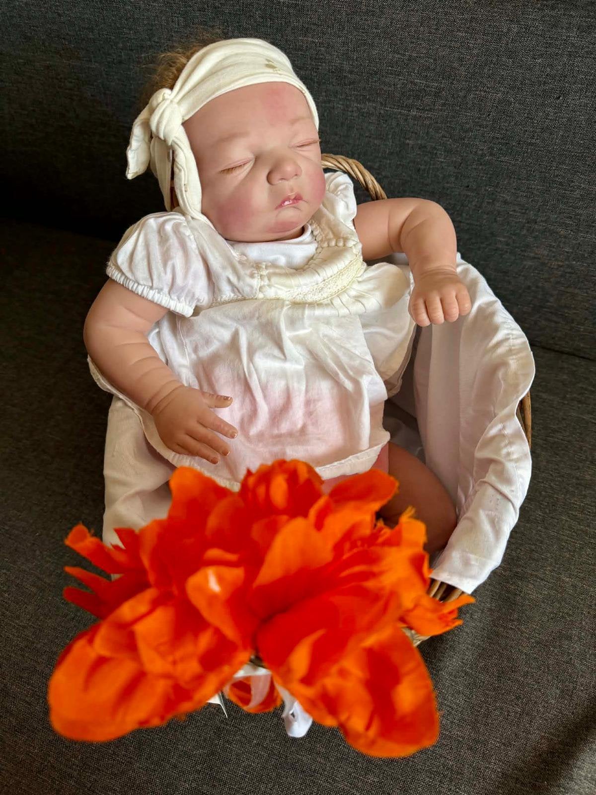 Poupée REBORN- Evelina Wosnjuk avec certificat – réaliste, Ophalen, Zo goed als nieuw, Pop