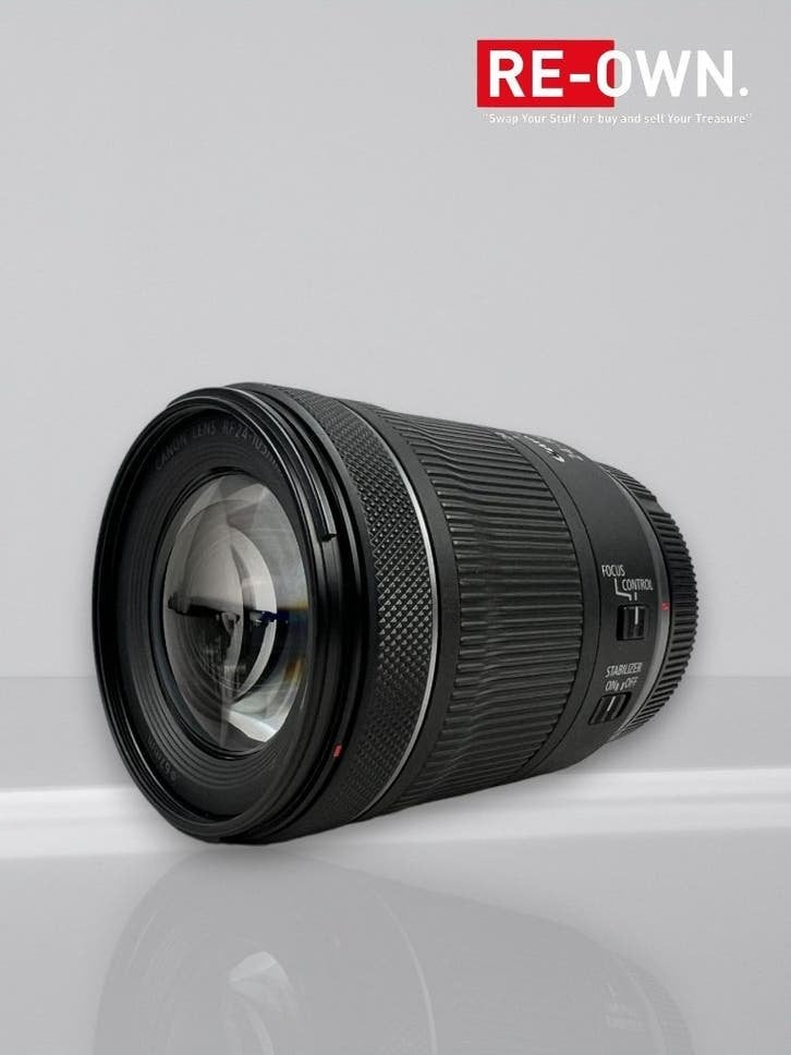Canon RF 24-105mm F/4-7.1 IS STM | Topstaat | Garantie, Canon, Canon, ., Lensdoppen