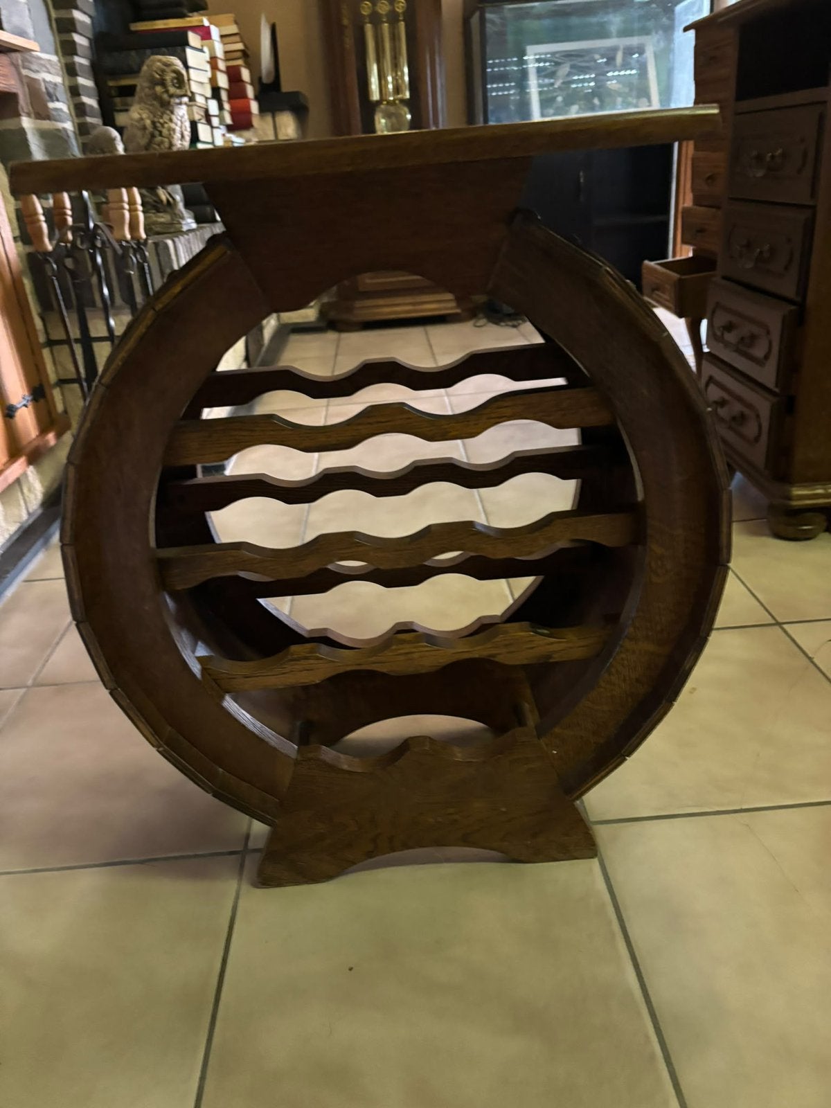 Houten wijnrek, Ophalen, Gebruikt, Hout