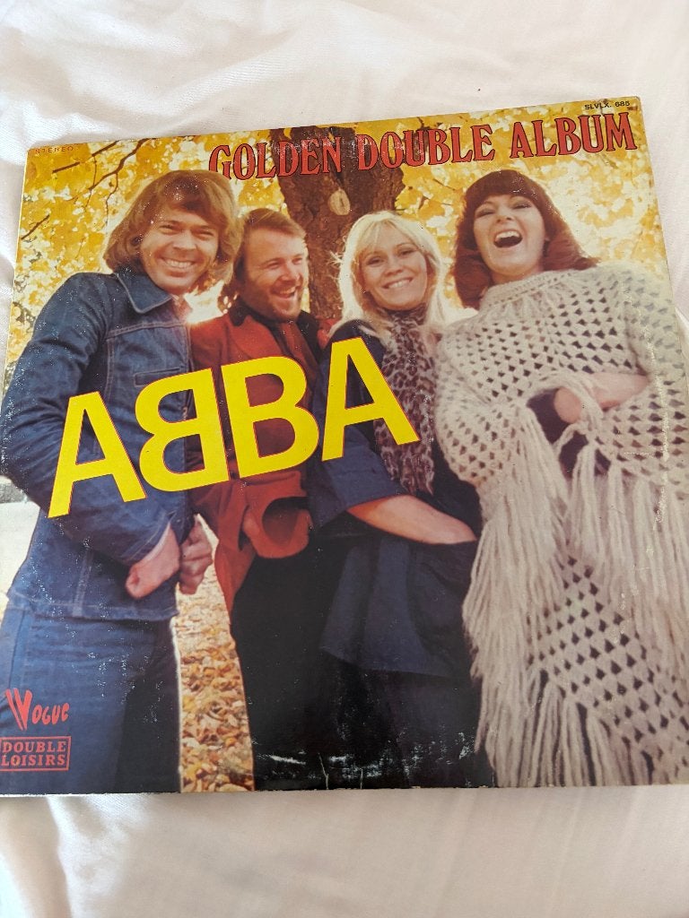2 LP’s ABBA: golden double album, Cd's en Dvd's, Dubbel-LP, Ophalen of Verzenden, Gebruikt, LP