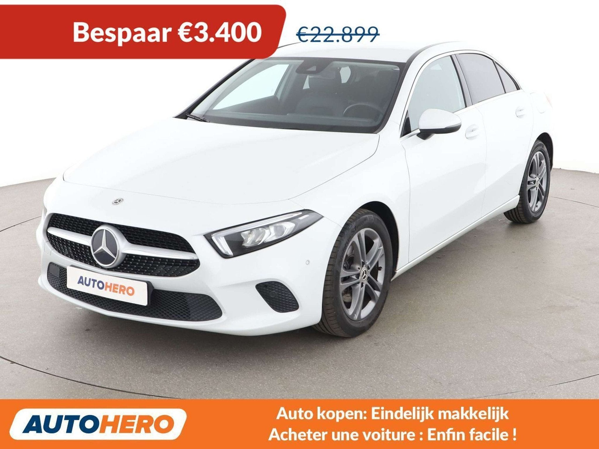 Mercedes-Benz A-Klasse 200 A 200 Progressive (bj 2020), Auto's, 4 deurs, Gebruikt, Euro 6, Grijs