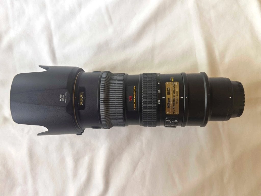 Nikon Nikkor AF-S 70-200 mm f/2,8 G ED VR, TV, Hi-fi & Vidéo, Photo | Lentilles & Objectifs, Utilisé, Téléobjectif, Zoom, Enlèvement ou Envoi