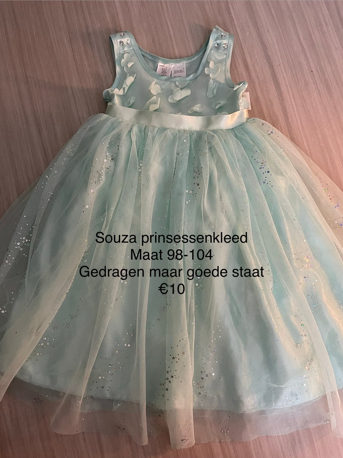 Souza prinsessenkleed maat 98-104, Ophalen of Verzenden, Gebruikt, 104 of kleiner, Meisje