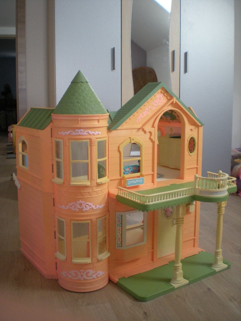 Maison poupées Barbie "le manoir" des années 90, Enlèvement, Utilisé, Barbie