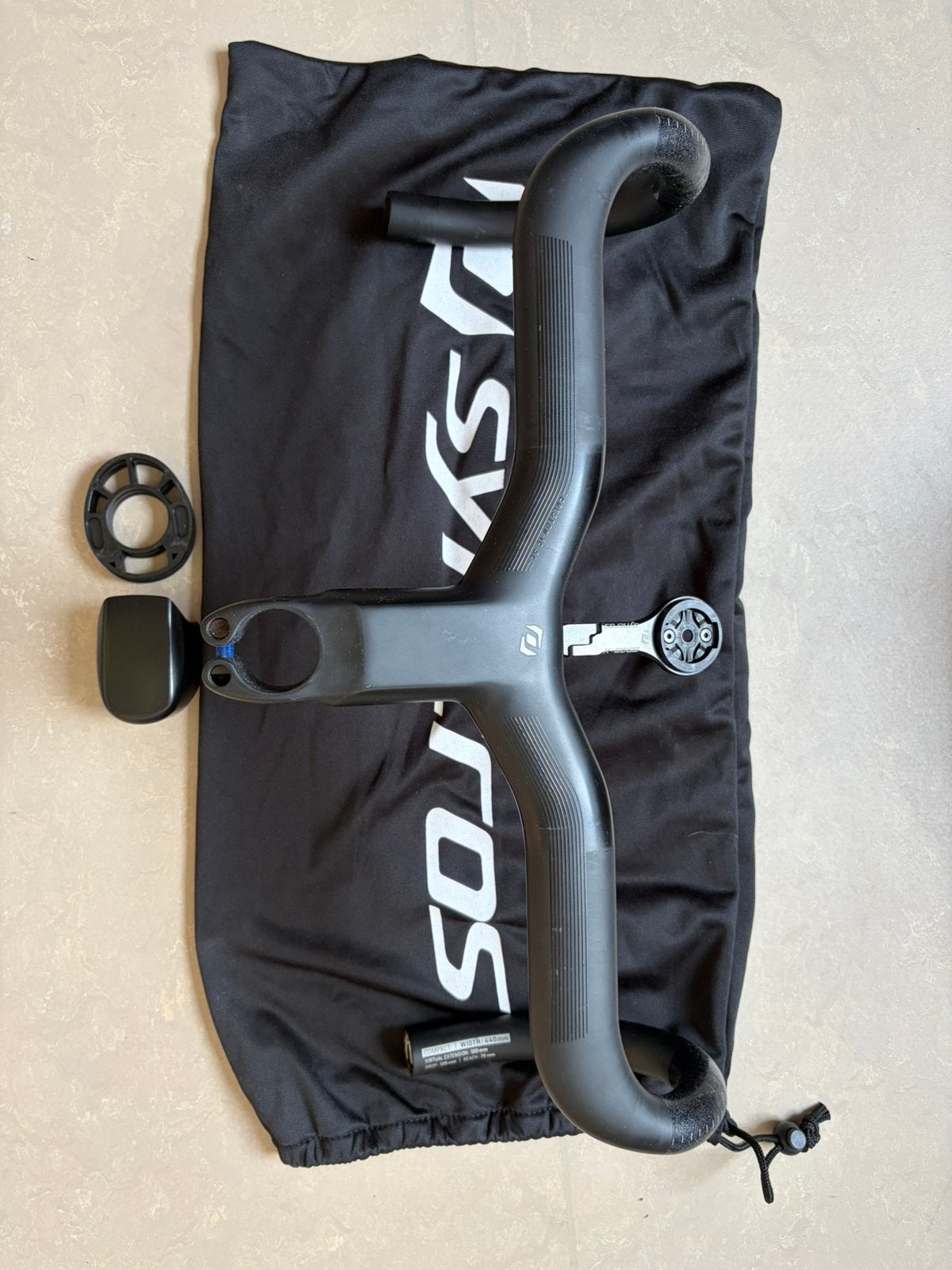 Scott Syncros iC SL cockpit 12cm 44cm, Fietsen en Brommers, Gebruikt, Stuur, Ophalen of Verzenden, Racefiets