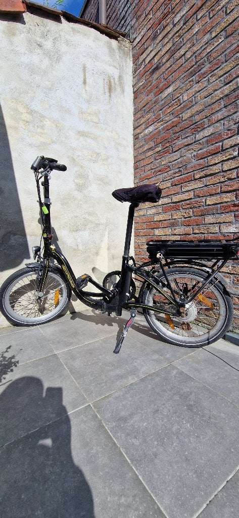 Elektrische plooifiets, Gebruikt, Velgrem, Versnellingen, Totaal opvouwbaar