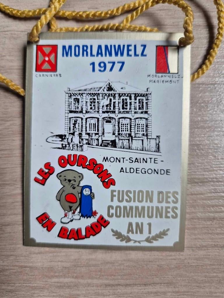 Carnaval medaille Morlanwelz 1977, Enlèvement ou Envoi