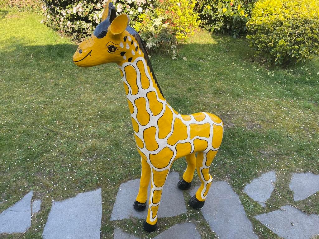 Giraffe in papier maché, Ophalen, Gebruikt, Dier
