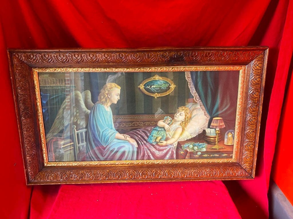Cadre religieux vintage., Enlèvement