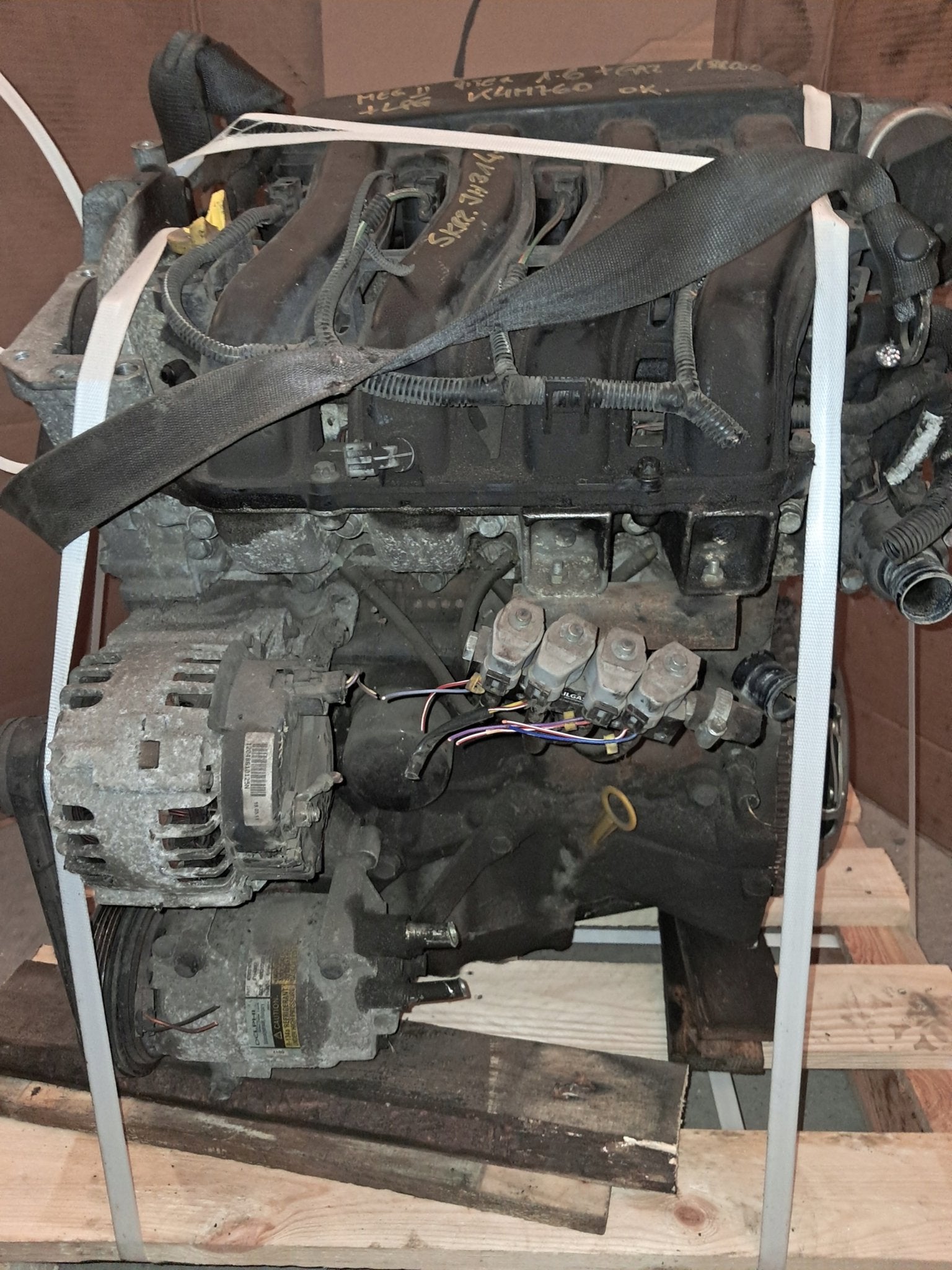 Moteur K4M760 Complet RENAULT MEGANE, Verzenden, Gebruikt, Skoda