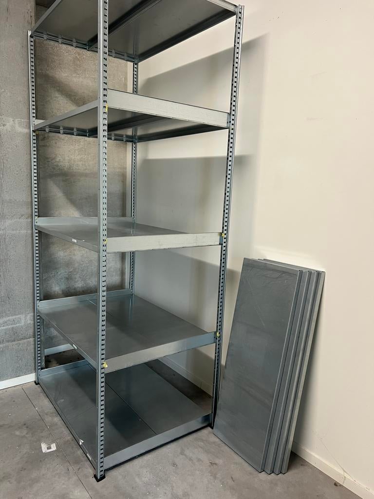 Magazijnrek legborden, Ophalen
