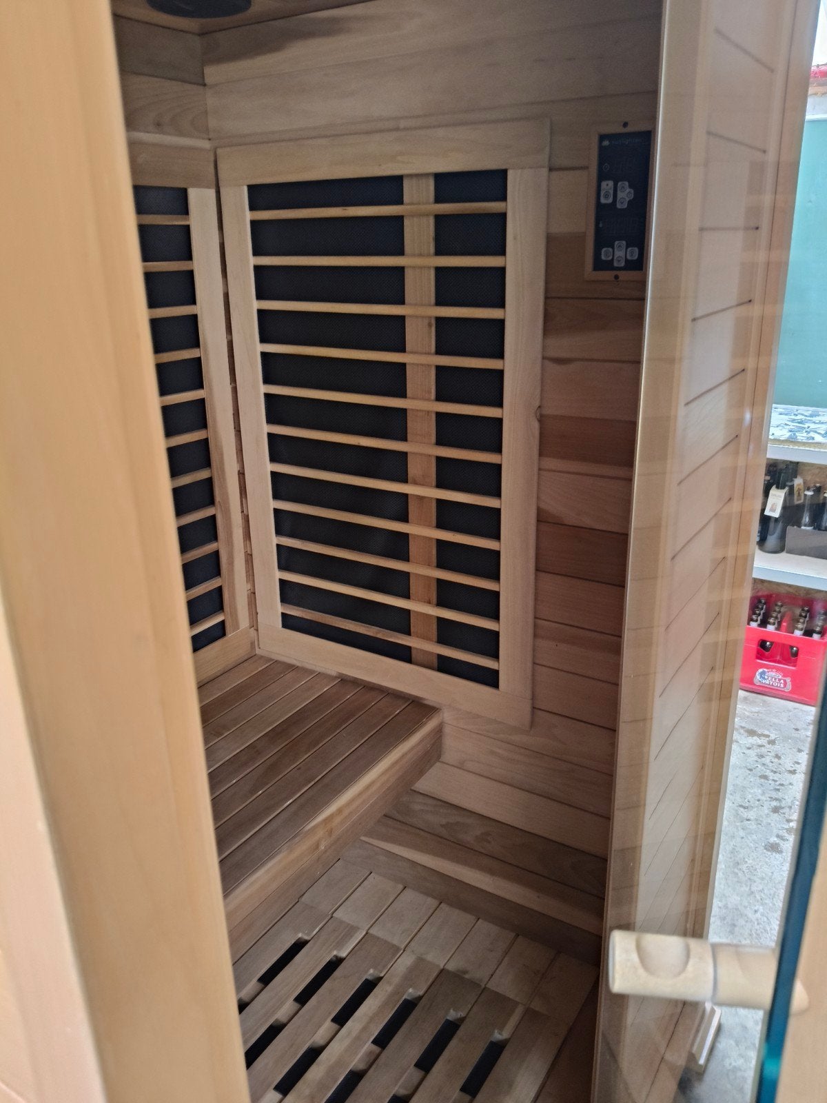 infrarood cabine 2 pp, Sport en Fitness, Sauna, Ophalen, Infrarood