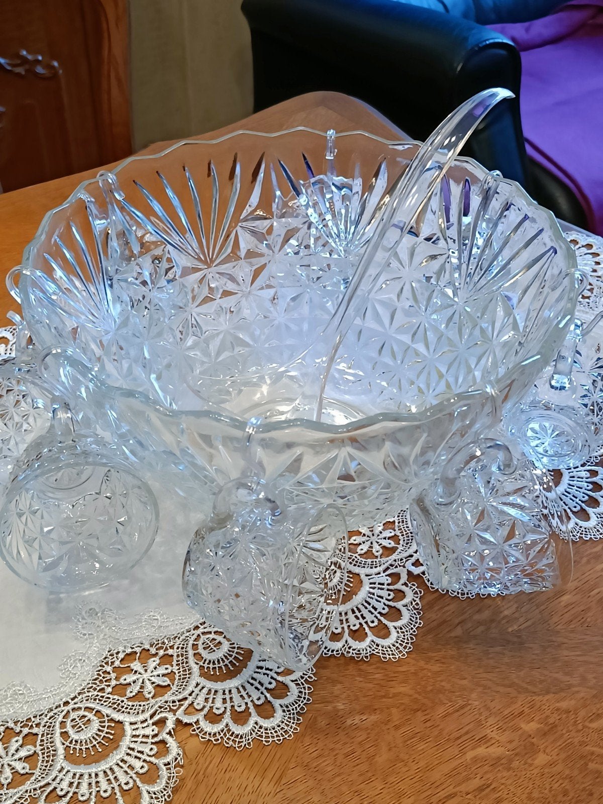 punch bowl, Ophalen