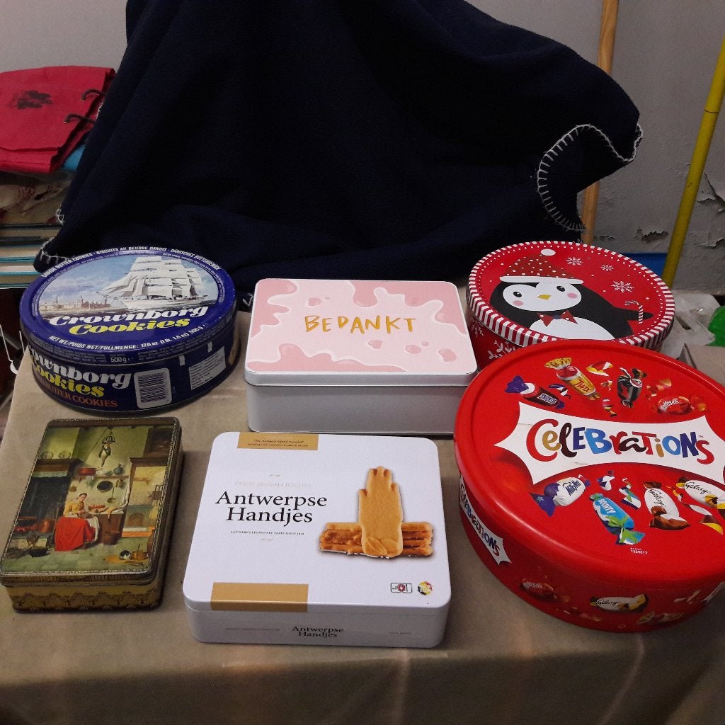 blikken dozen, Huis en Inrichting, Ophalen, Nieuw, Overige materialen