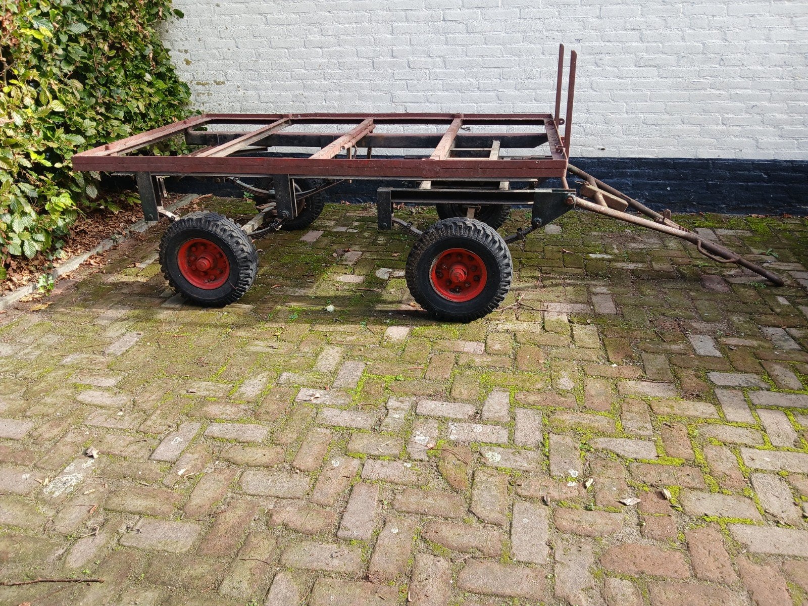 4 wielen platen wagen mini tractor, Zakelijke goederen, Ophalen