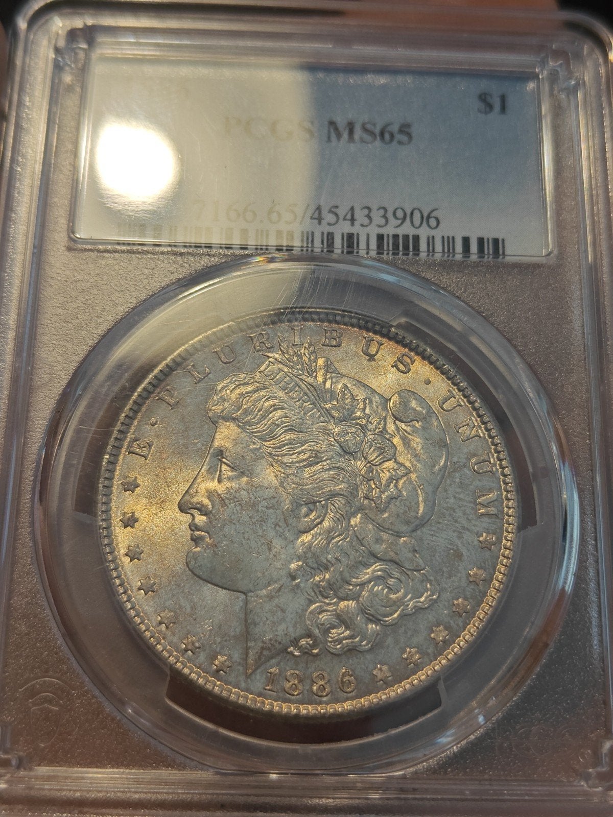 Morgan Dollar 1886, Enlèvement ou Envoi