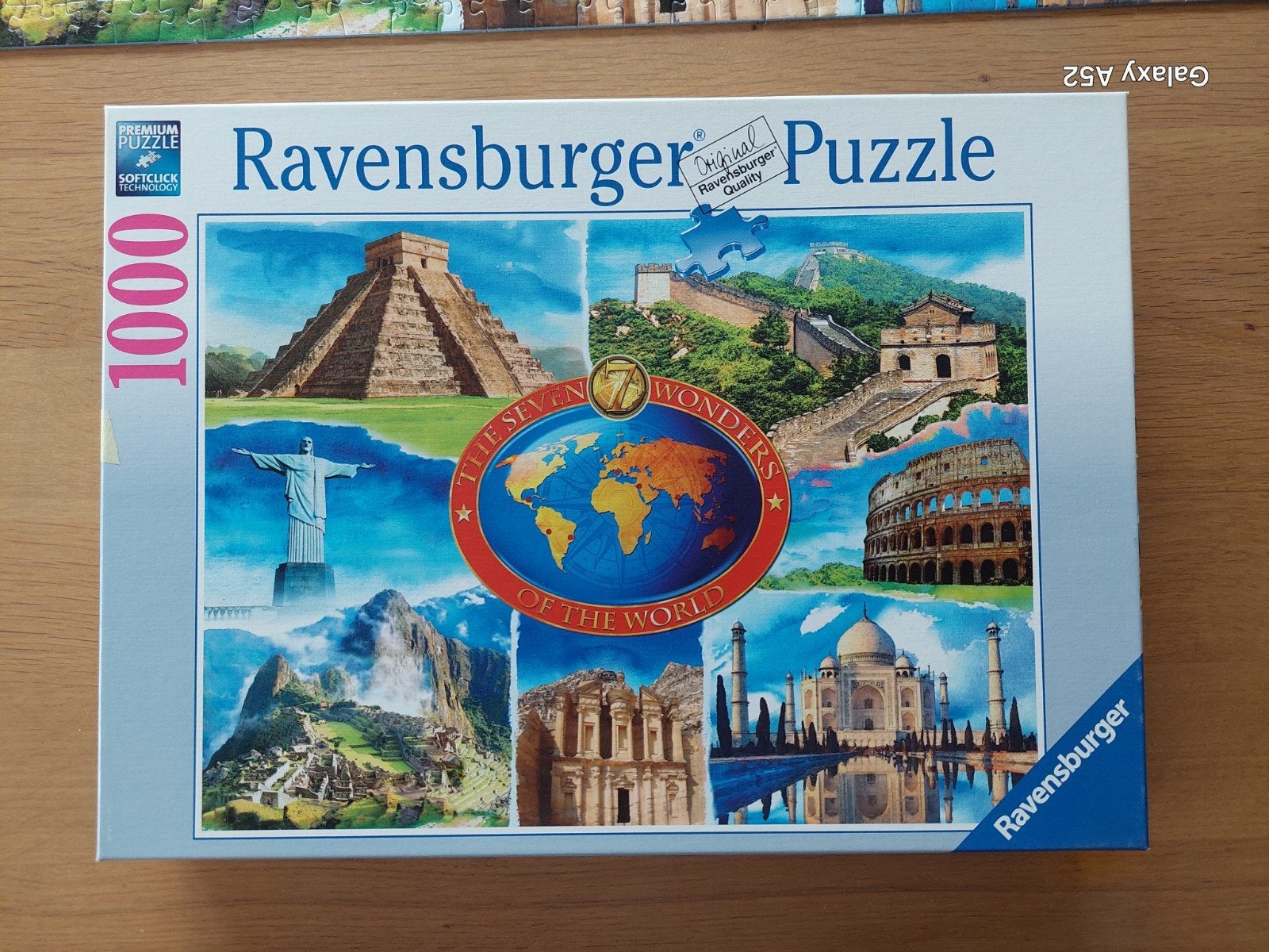 puzzel 1000 st - Ravensburger - 7 wereldwonderen, Hobby en Vrije tijd, Denksport en Puzzels, Ophalen of Verzenden, 500 t/m 1500 stukjes