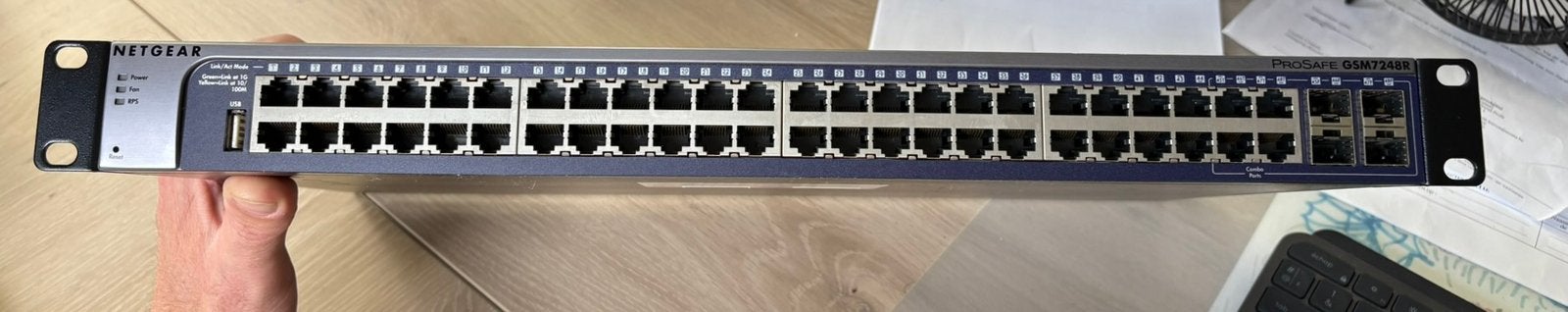 Netgear GSM7248R, Computers en Software, Netwerk switches, Ophalen, Gebruikt
