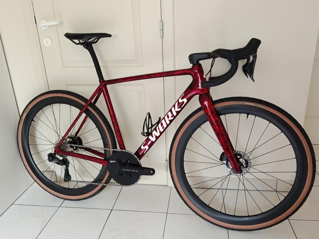 S-works Crux gravelbike - Ultegra DI2 12sp - Roval cockpit, Ophalen, Carbon