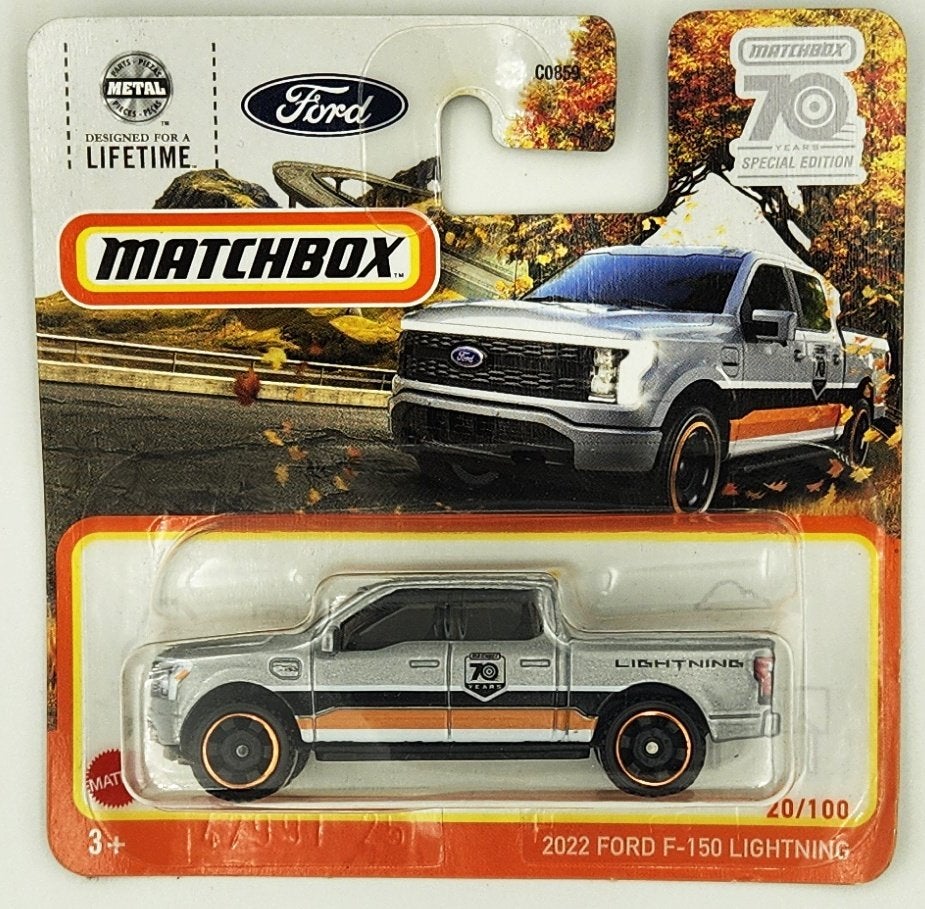 Matchbox - 2022 Ford F-150 Lightning - HLC83 - 1:64, Neuf, 333 Continental Boulevard, El Segundo, CA 90245, United States, Service.mattel.com