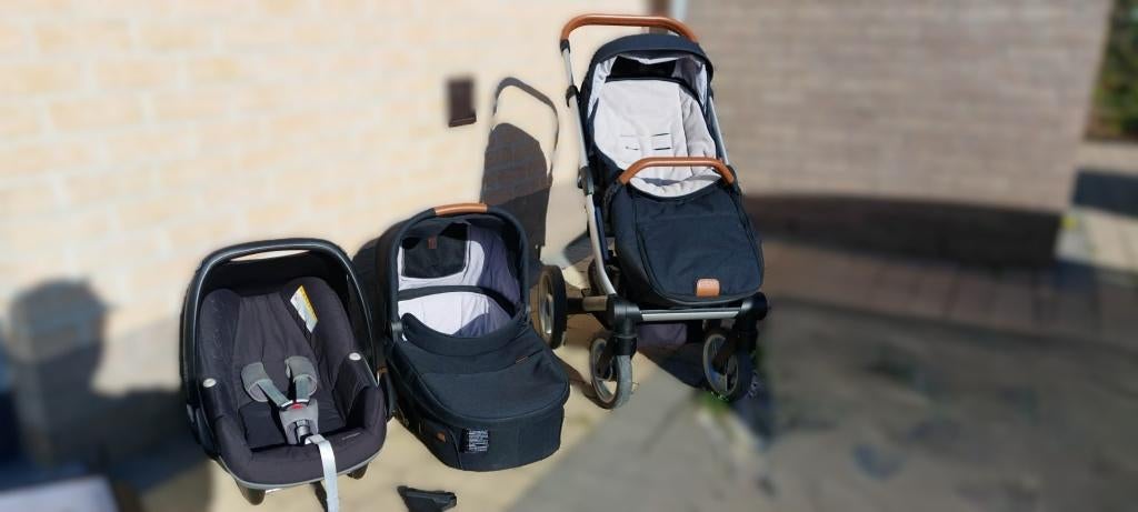 Mutsy Nio wandelwagen buggy draagmand maxi cosi koets, Kinderen en Baby's, Kinderwagens en Combinaties, Gebruikt, Combiwagen, Mutsy