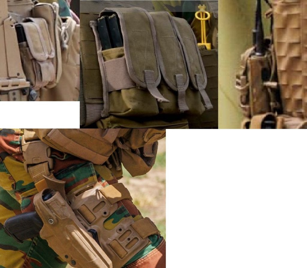 Gezocht: ABBL Sioen pouches, beenholster, zie foto's, Collections, Objets militaires | Général, Envoi, Armée de terre, Autres types