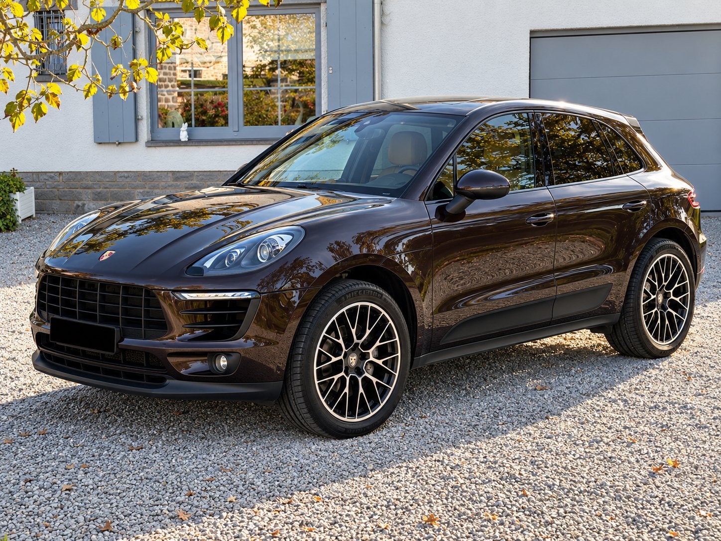 Porsche Macan S, Auto's, Automaat, Beige, Leder, Diesel