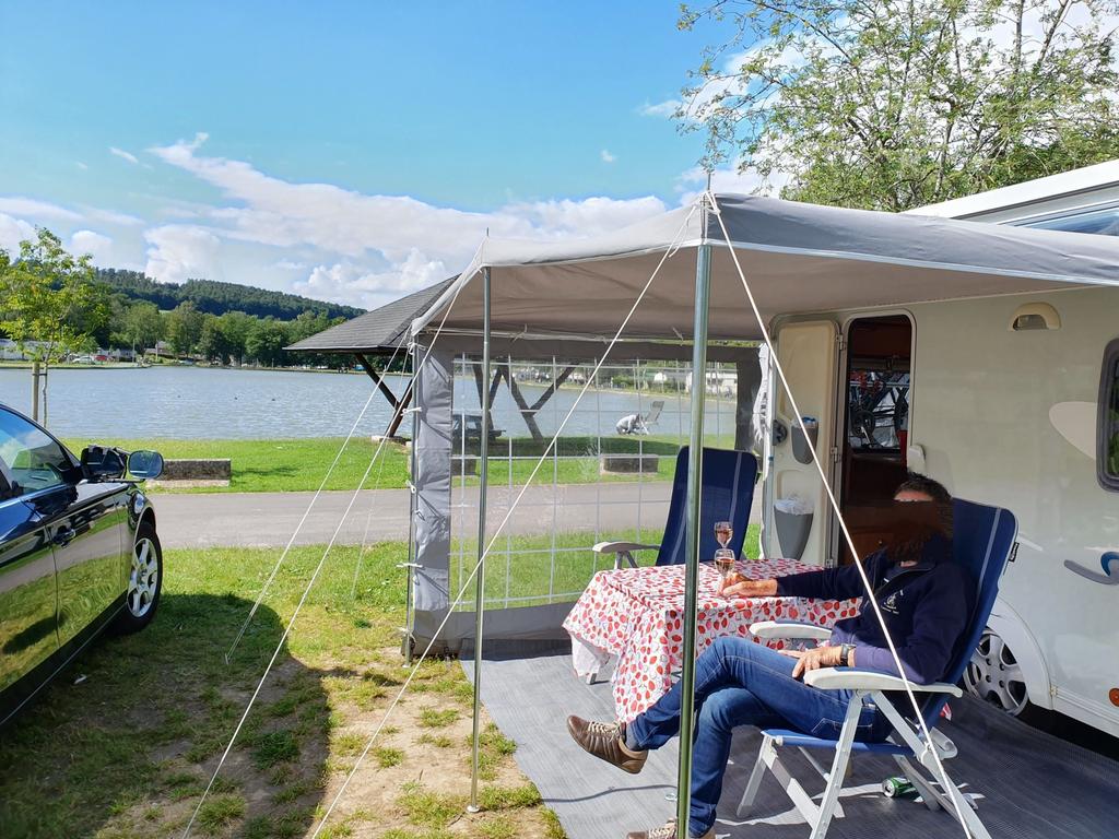 Luifel  en zijwand links of rechts voor caravan, Caravans en Kamperen, Ophalen, Gebruikt, Overige merken