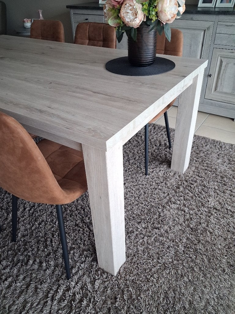 Eettafel, 150 à 200 cm, Cinq personnes ou plus, Comme neuf, Enlèvement