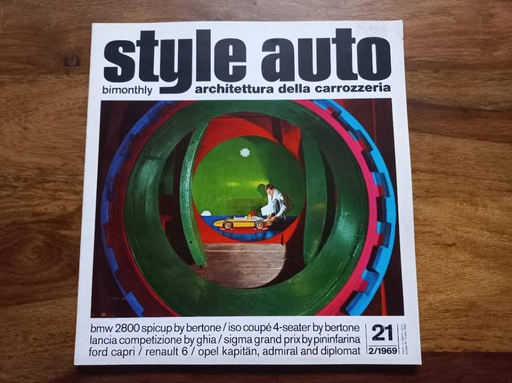ARCHITECTURE AUTOMOBILE DE STYLE DELLA CARROSSIÈRE#21 2/1969, Enlèvement ou Envoi, Général, Diverse auteurs, Comme neuf